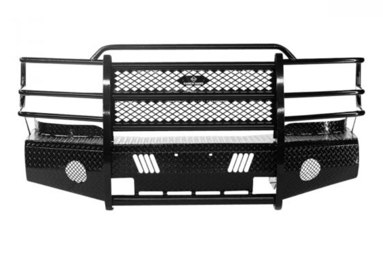 Ranch Hand FSG031BL1 Summit Series front bumper for 2003–2007 GMC Sierra 2500HD/3500 Classic, heavy-duty steel construction with rugged grille guard.