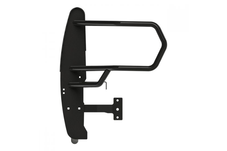 Steel grille guard Ranch Hand GGD191BL1 for Dodge Ram 2500/3500, rugged front-end protection without camera compatibility