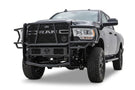 Steel grille guard Ranch Hand GGD191BL1 for Dodge Ram 2500/3500, rugged front-end protection without camera compatibility