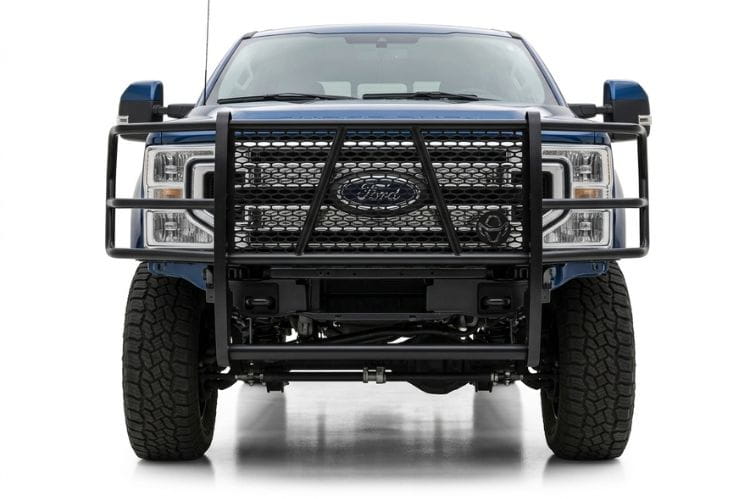 Heavy-duty grille guard GGF201BL1 by Ranch Hand, fits 2017–2022 Ford Superduty