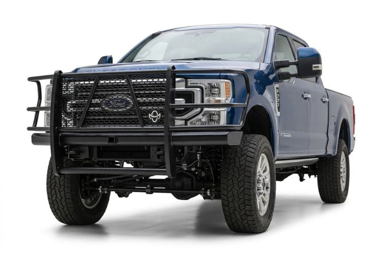 Heavy-duty grille guard GGF201BL1 by Ranch Hand, fits 2017–2022 Ford Superduty