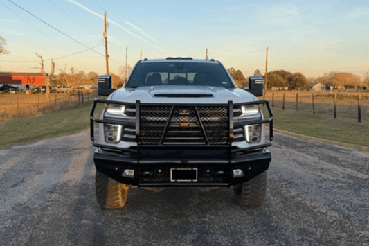 Ranch Hand Legend Series Front Bumper in Black Matte for 2020-2023 Chevrolet Silverado 2500HD and 3500HD
