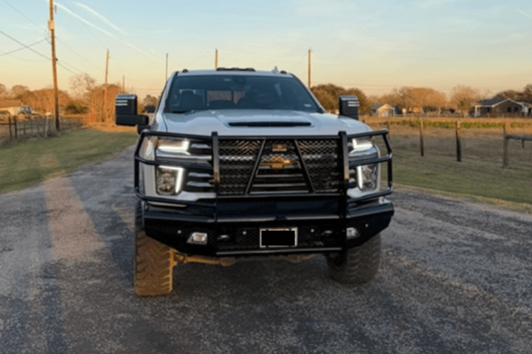 Ranch Hand Legend Series Front Bumper in Black Matte for 2020-2023 Chevrolet Silverado 2500HD and 3500HD