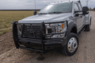 Ranch Hand FBF201BLRC Legend front bumper for 2017–2022 Ford F250/F350 Superduty, with camera access and durable black powder coat finish