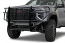 Ranch Hand Legend grille guard GGG23MBL1 with factory tow hooks on 2023–2026 GMC Canyon