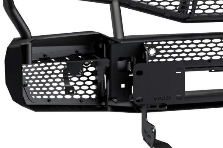 Ranch Hand MFC151BM1 2015-2019 Chevy Silverado 2500/3500 Midnight Series Front Bumper with Grille Guard