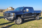 Ranch Hand MFC151BM1 2015-2019 Chevy Silverado 2500/3500 Midnight Series Front Bumper with Grille Guard