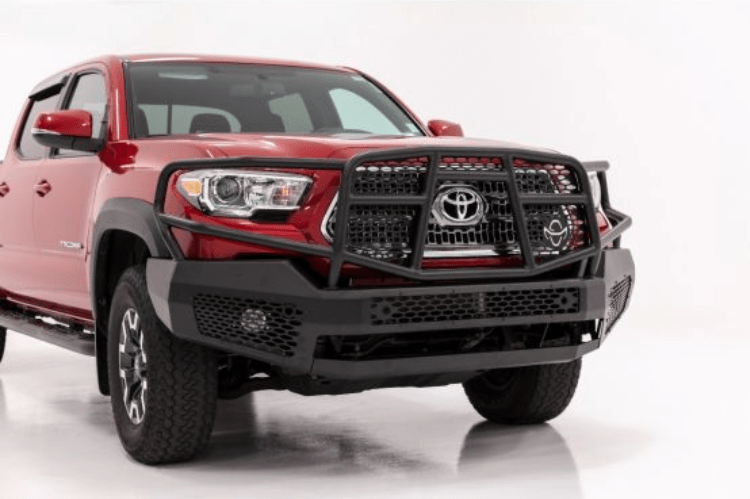 Ranch Hand Midnight Series front bumper with grille guard for 2016–2023 Toyota Tacoma – rugged truck protection