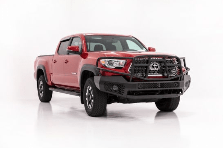 Ranch Hand Midnight Series front bumper with grille guard for 2016–2023 Toyota Tacoma – rugged truck protection