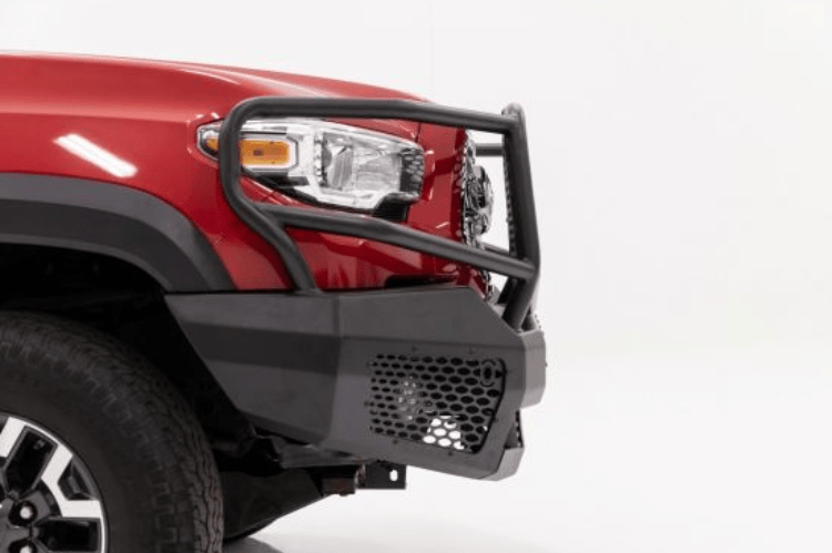 Ranch Hand Midnight Series front bumper with grille guard for 2016–2023 Toyota Tacoma – rugged truck protection