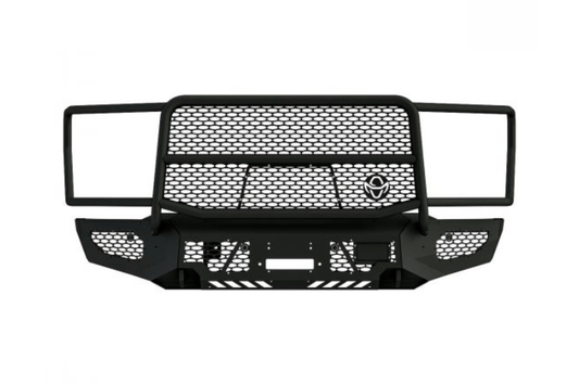 Ranch Hand Midnight front bumper with grille guard for Ford F150 – durable Ranch Hand front bumper replacement