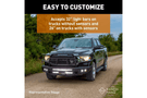 Ranch Hand Midnight front bumper with grille guard for Ford F150 – durable Ranch Hand front bumper replacement
