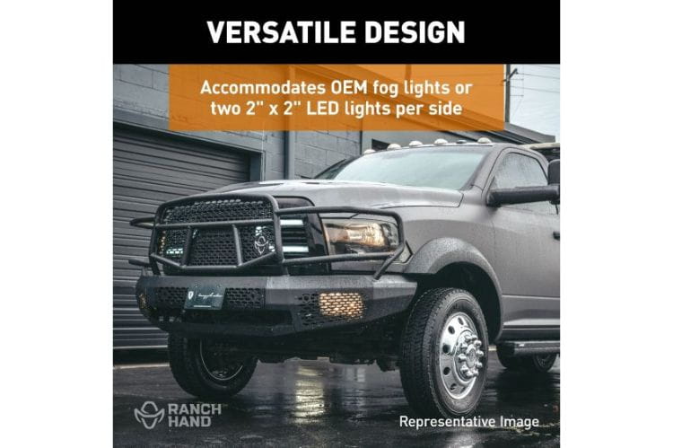 Ranch Hand Midnight grille guard MFF21HBM1 for 2021-2023 Ford F150 durable ranch hand grille guard for truck protection