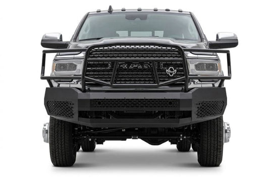 Ranch Hand MFD191BM1 2019-2024 Dodge Ram 2500/3500 Midnight Series Front Bumper with Grille Guard