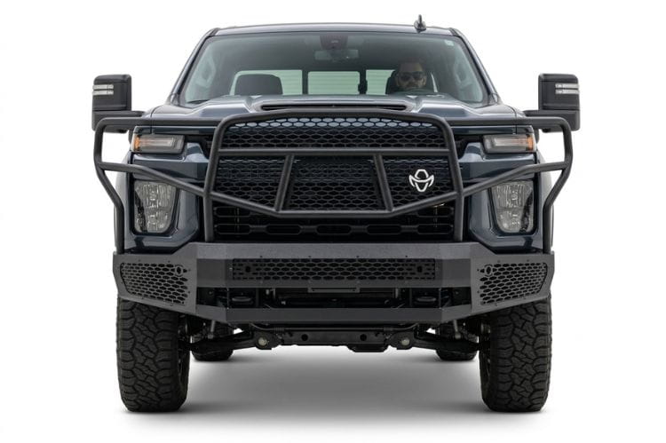 Ranch Hand MFC201BM1 2020-2023 Chevy Silverado 2500/3500 Midnight Series Front Bumper With Grille Guard