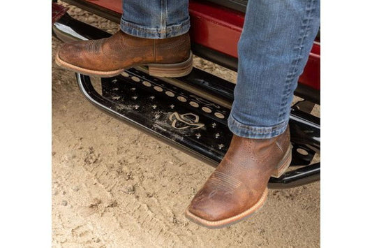 Ranch Hand Legend nerf bars RSD091C1B4S for 2011-2026 Ram 2500/3500 heavy duty ranch hand running steps and ram nerf bars.