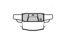 Black Ranch Hand Legend grille guard installed on a 2019-2026 Ram 1500, heavy-duty truck front grille guard for front-end protection