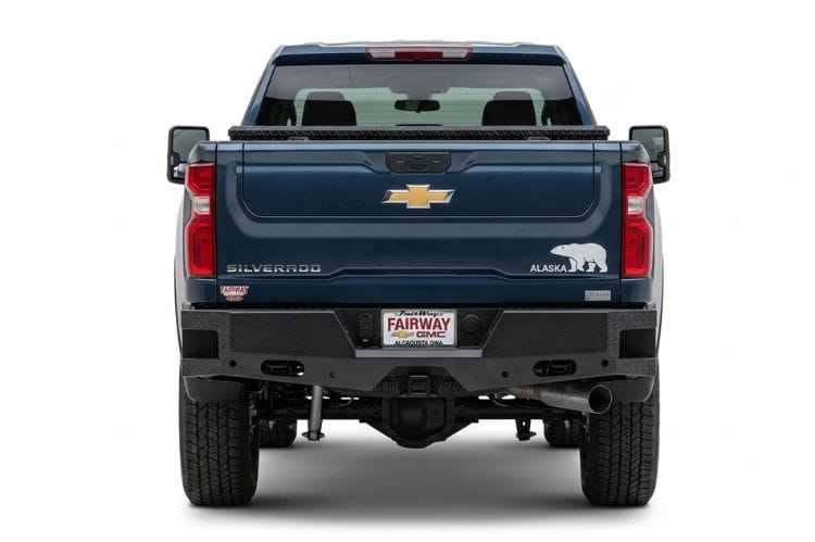 Ranch Hand SBC201BLSL 2020-2026 Chevy Silverado 2500HD/3500HD Sport Series Back Bumper (Fits side exhaust vehicles only)