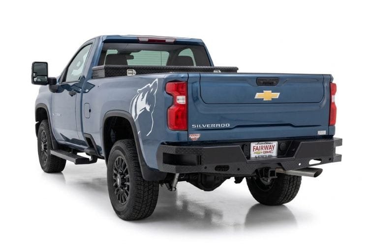 Ranch Hand SBC201BLSL 2020-2026 Chevy Silverado 2500HD/3500HD Sport Series Back Bumper (Fits side exhaust vehicles only)