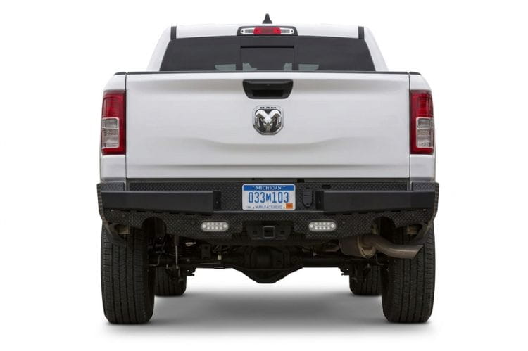 Ranch Hand SBD19HBLSLE 2019-2024 Dodge Ram 1500 Sport Back Bumper (Dual Exhaust) Does not work with 1500 EcoDiesel or 1500 Classic