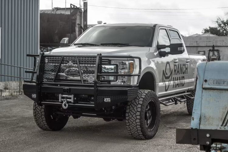 Ranch Hand Sport Series winch ready front bumper FBD255BLR for 2025-2026 Ram 2500/3500 durable Sport Series grille guard bumper