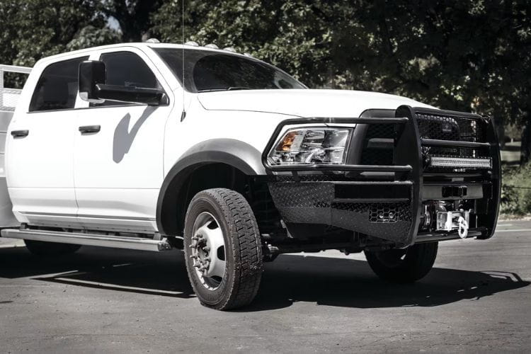 Ranch Hand Sport Series winch ready front bumper FBD255BLR for 2025-2026 Ram 2500/3500 durable Sport Series grille guard bumper