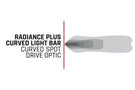 Rigid Industries 340053 Radiance+ Curved 40" RBGW Light Bar
