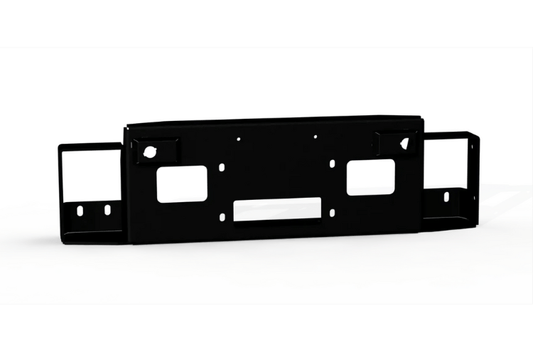 Road Armor winch plate 2242VF-WPB for Vaquero front bumper, designed for 2024–2025 GMC Sierra 2500/3500 with durable winch mount compatibility.