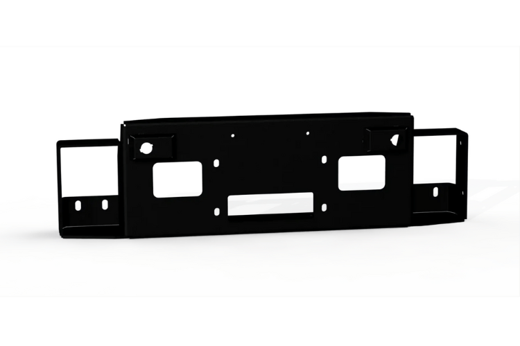 Road Armor winch plate 2242VF-WPB for Vaquero front bumper, designed for 2024–2025 GMC Sierra 2500/3500 with durable winch mount compatibility.