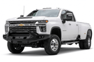 Road Armor front bumper 3242EF3B sheet metal pre-runner on 2024–2026 Chevy Silverado 2500/3500