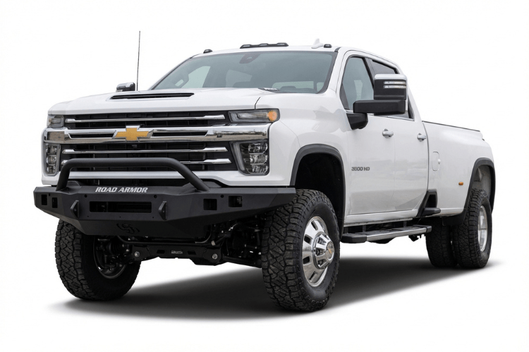 Road Armor 3242F4B-NW heavy-duty stealth front bumper pre-runner guard for 2024-2025 Chevy Silverado 2500/3500 trucks