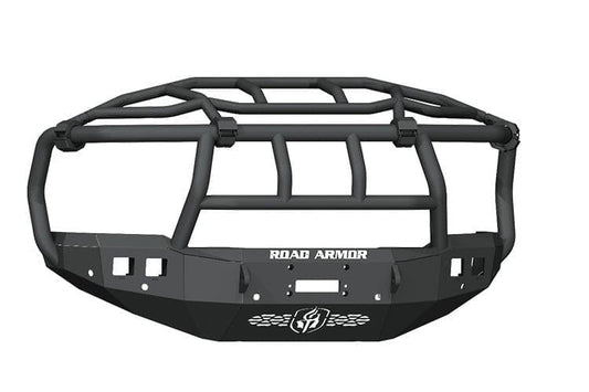 Road Armor 4192F6B-NW Dodge Ram 2500/3500 2019-2024 Stealth Non Winch Front Bumper Titan II Guard with Intimidator