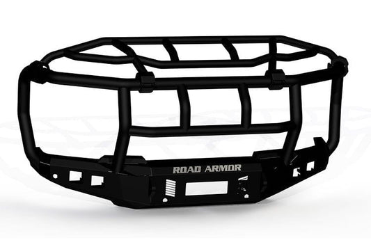 Road Armor 6232F6B-NW 2023-2024 Ford F250/F350 Superduty Stealth Non Winch Front Bumper Titan II Guard with Intimidator