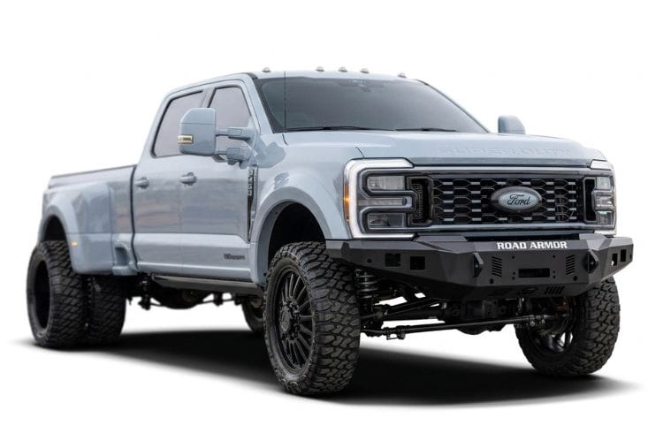 Road Armor Stealth front winch bumper 6234F0B for 2023-2026 Ford F450/F550 Superduty durable road armor front bumper