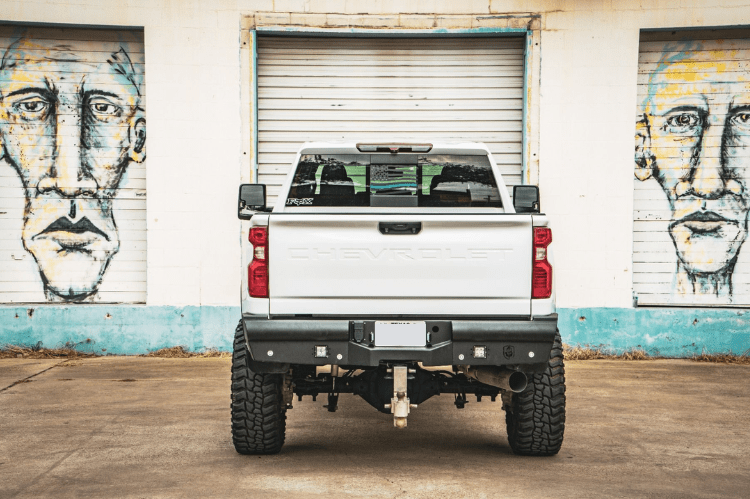 Road Armor Vaquero rear bumper for 2020-2025 Chevy Silverado 2500/3500.