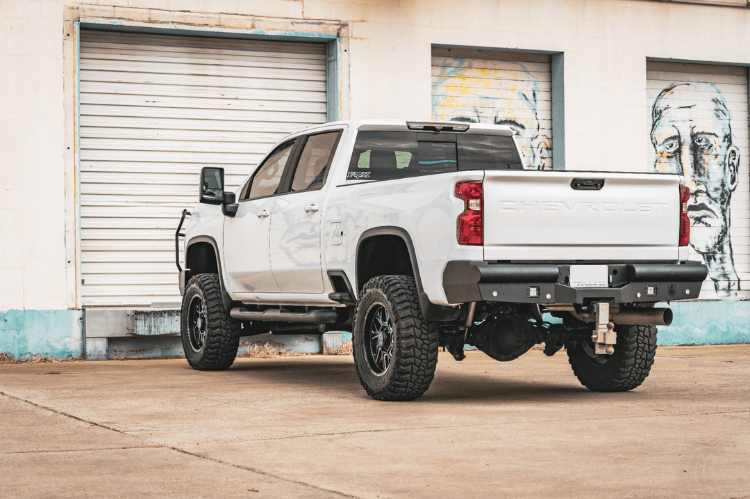 Road Armor Vaquero rear bumper for 2020-2025 Chevy Silverado 2500/3500.