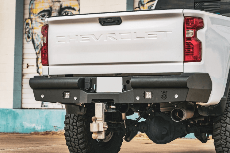 Road Armor Vaquero rear bumper for 2020-2025 Chevy Silverado 2500/3500.