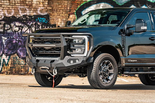 Road Armor Evolution 6232EF7B front bumper for 2023-2026 Ford F250/F350 with Reaper Guard, sensor and camera compatible
