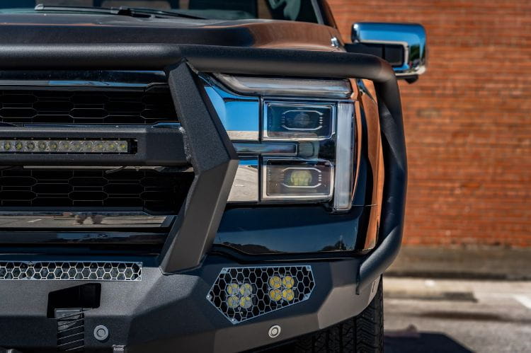 Road Armor Evolution front winch bumper Reaper Guard 6241EF7B for 2024-2026 Ford F150 textured black heavy duty bumper