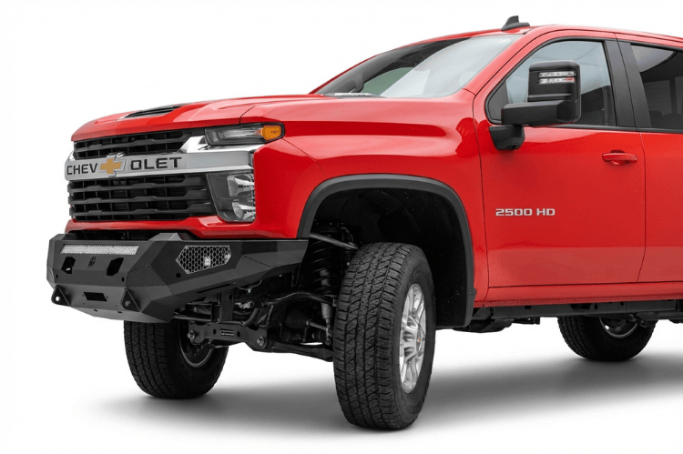 Road Armor Evolution front winch bumper 3242EF0B on 2024–2026 Chevy Silverado 2500/3500