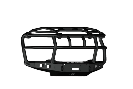 Road Armor Titan II front winch bumper 3242F6B on 2024–2026 Chevy Silverado 2500/3500