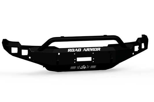 Road Armor Stealth Front Bumper Winch Ready with Pre-Runner Guard for GMC Sierra 2500/3500 2024-2025 Textured Black