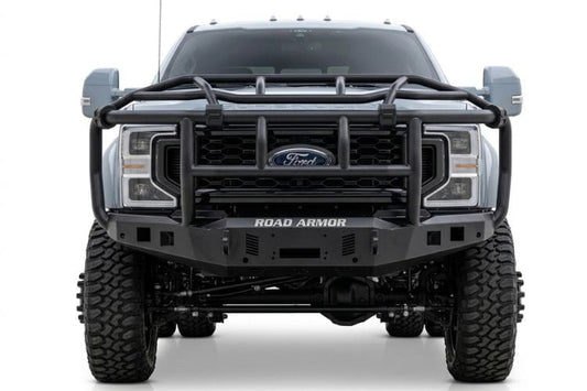 Road Armor Titan II front winch bumper Intimidator 6234F6B for 2023-2026 Ford F450/F550 Superduty durable road armor titan bumper