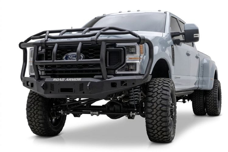 Road Armor Titan II front winch bumper Intimidator 6234F6B for 2023-2026 Ford F450/F550 Superduty durable road armor titan bumper