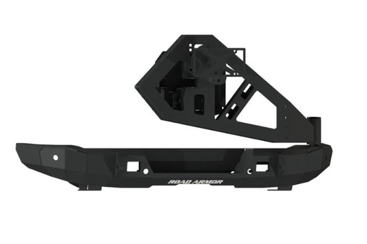 Road Armor Stealth rear bumper with tire carrier 6213R3B-TC for 2021-2026 Ford Bronco durable rear bumper protection black