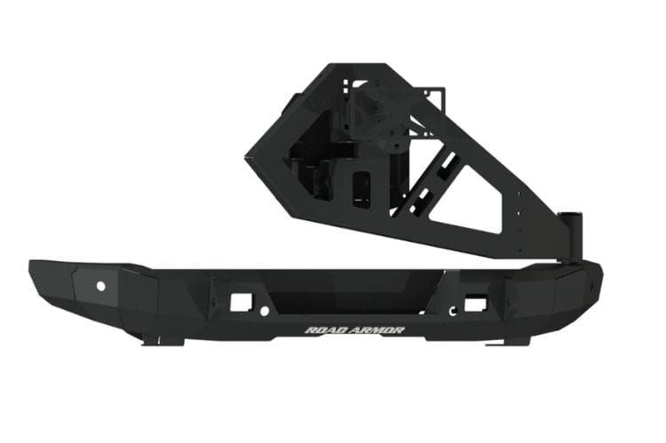 Road Armor Stealth rear bumper with tire carrier 6213R3B-TC for 2021-2026 Ford Bronco durable rear bumper protection black