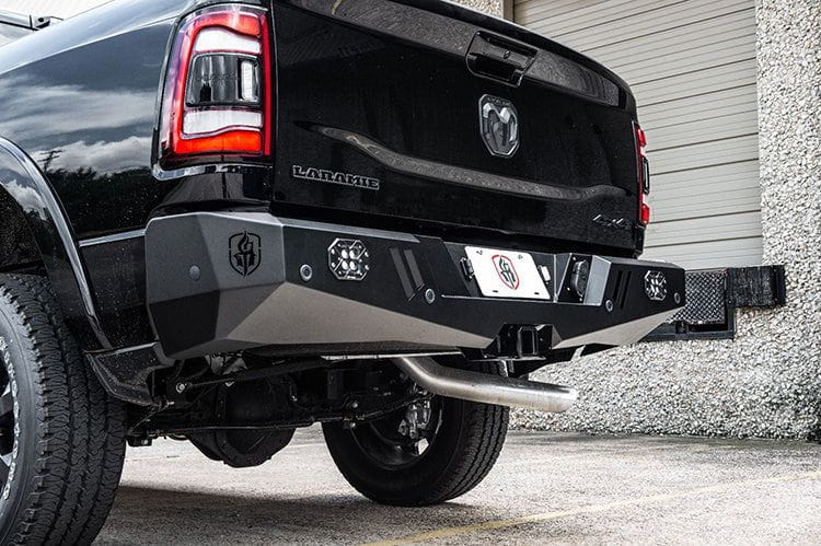 Road Armor Spartan 4192XR0B Dodge Ram 2500 2019-2024 Rear Bumper Non Winch Texture Black