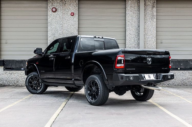 Road Armor Spartan 4192XR0B Dodge Ram 2500 2019-2024 Rear Bumper Non Winch Texture Black