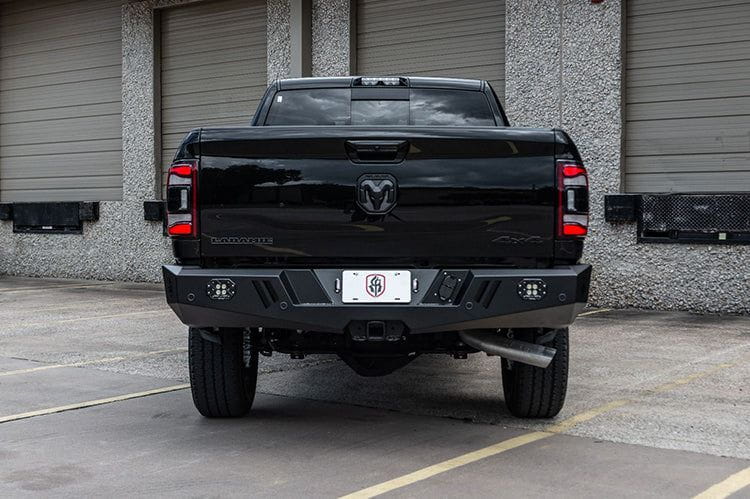 Road Armor Spartan 4192XR0B Dodge Ram 2500 2019-2024 Rear Bumper Non Winch Texture Black