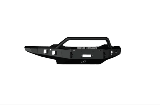 The Road Armor Stealth 3242F4B front bumper provides maximum offroad strength and bold styling for 2024-2026 Chevy Silverado 2500/3500